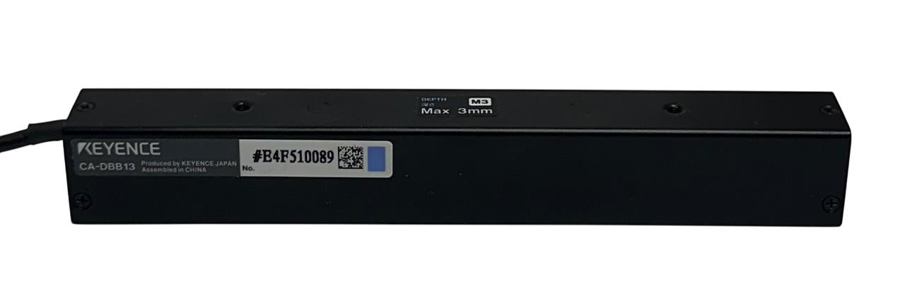 KEYENCE CA-DBB13 / CADBB13 OEM BLUE BAR LIGHT 132mm NO PLATE 24VDC 7.3W NSNP