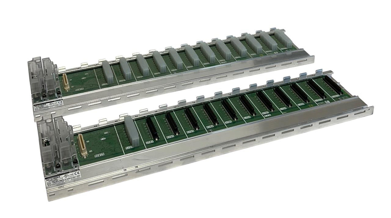 2 MITSUBISHI Q612B MELSEC-Q 12 I/O SLOT / 1 POWER SLOT CHASSIS / RACKS 5VDC USNP