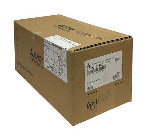 MITSUBISHI HC-KFS13BG1 1/5 / HCKFS13BG1 AC SERVO MOTOR W/ BRAKE K6505 1/5 NSFS