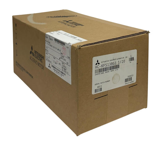 MITSUBISHI HC-KFS13BG1 1/20 / HCKFS13BG1 AC SERVO MOTOR W/ BRAKE K6520 1/20 NSFS