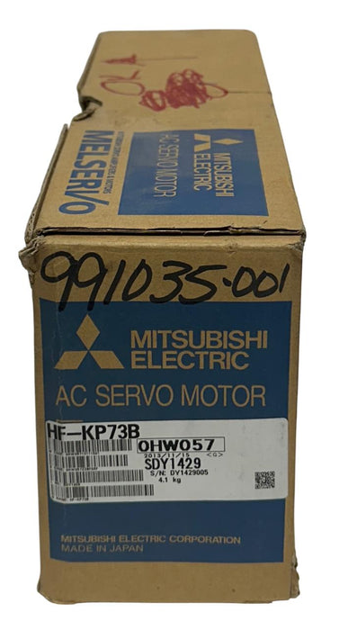 MITSUBISHI HF-KP73B / HFKP73B MELSERVO J3 AC SERVO MOTOR 750W/0.75kW ROTARY NSMP