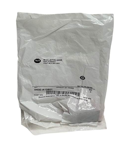 ALLEN BRADLEY 440E-A13501 /E BULLETIN 440E REPLACEMENT CONTACT BLOCK RED NSFS