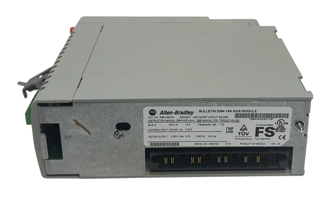ALLEN BRADLEY 2094-AM02-S /C Kinetix 6000 15A AXIS MODULE SAFETY 2094AM02S NSMP