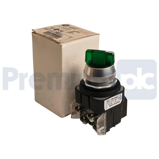ALLEN BRADLEY 800T-16HW17KB6AX /U 30mm ILL SELECTOR SWITCH 800T-16HG17KB6AX NSMP