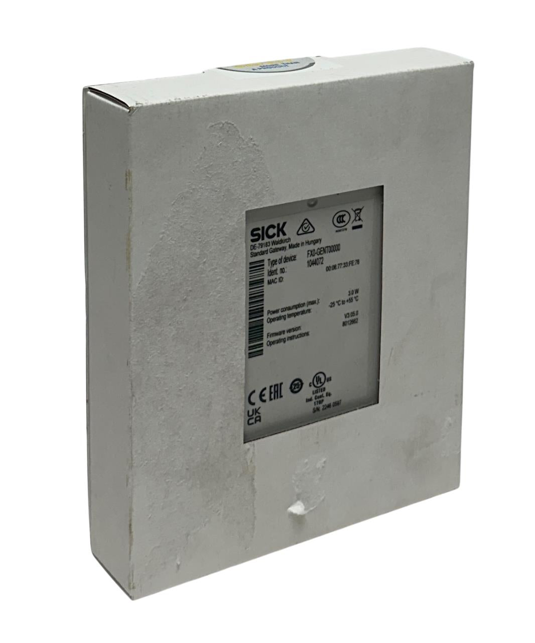 SICK FXO-GENT00000 / 1044072 FLEXI soft SAFETY CONTROLLER EtherNet/IP ...