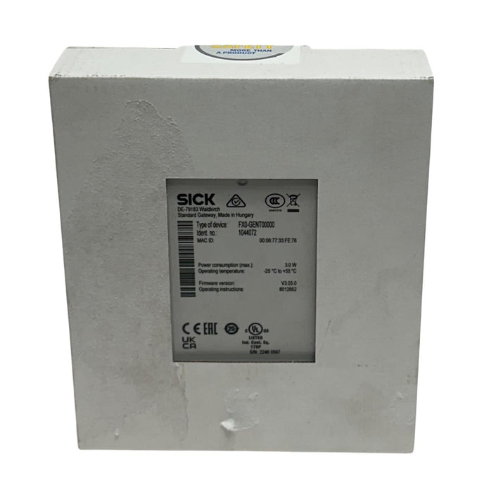 SICK FXO-GENT00000 / 1044072 FLEXI soft SAFETY CONTROLLER EtherNet/IP 3W NSFS