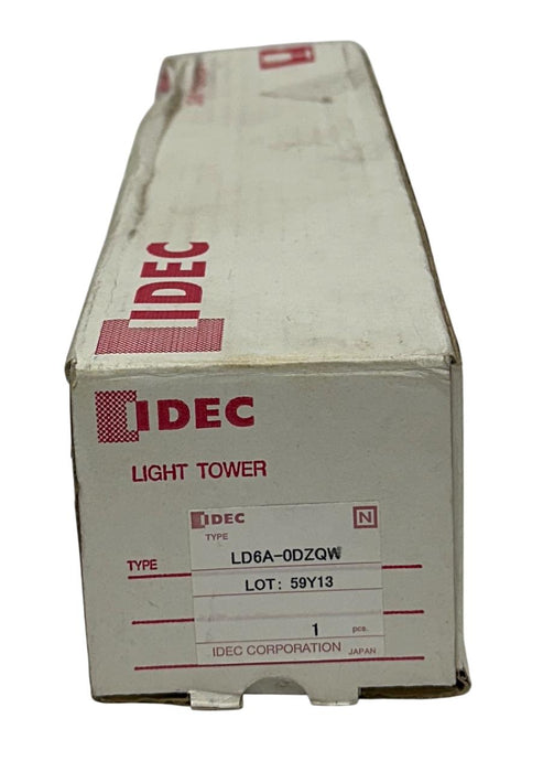 IDEC LD6A-0DZQW / LD6A0DZQW LED LIGHT TOWER BASE DIRECT-MOUNT LD6A SERIES NSMP