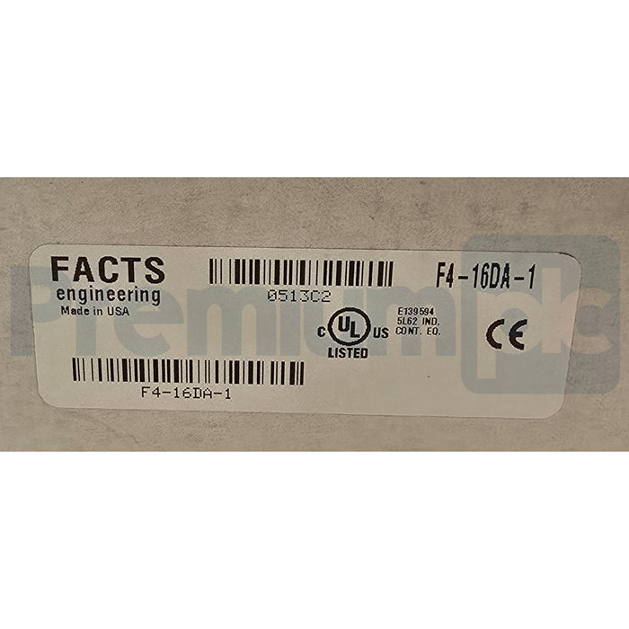 FACTS ENGINEERING F4-08THM DirectLOGIC DL405 THERMOCOUPLE TEMP INPUT MODULE NSMP