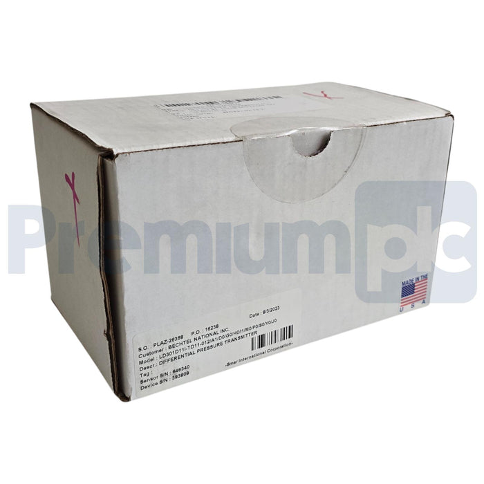 SMAR LD301 HART SMART DIFFERENTIAL PRESSURE TRANSMITTER LD301-D11I-TD11-012 NSMP