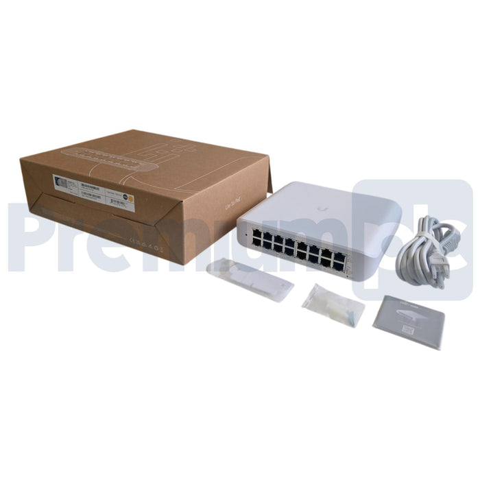 Ubiquiti UniFi USW-Lite-16-POE (45W) Lite 16 PoE 16-port Layer 2 PoE Switch NSMP