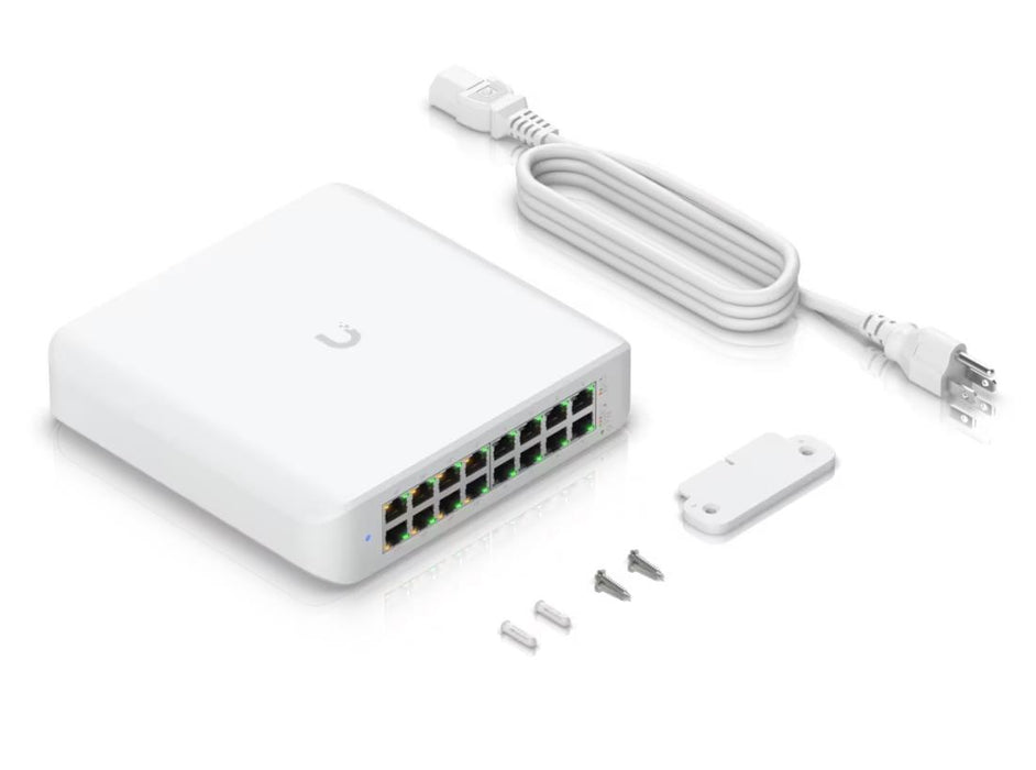 Ubiquiti UniFi USW-Lite-16-POE (45W) Lite 16 PoE 16-port Layer 2 PoE Switch NSMP