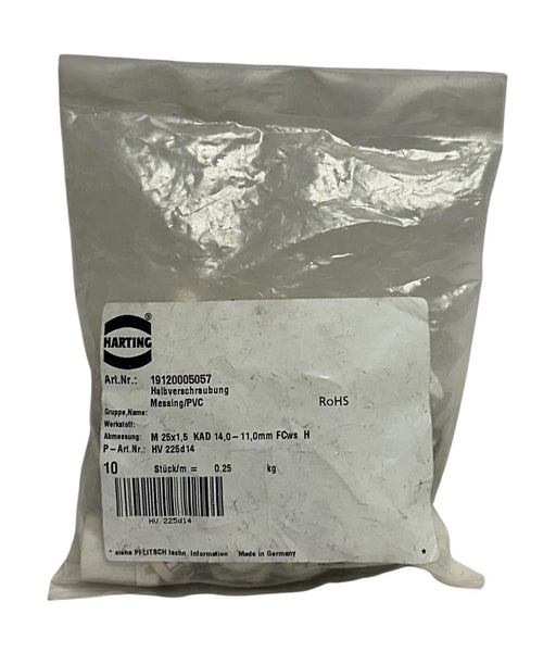 10 HARTING 19120005057 HALF-SCREW CONNECTORS M25x1.5KAD 14.0-11.0mm OEM NSFS