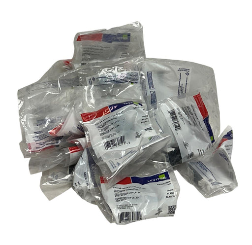 23 LEVITON 6AUJK-RW6 / 6AUJKRW6 CAT 6A Atlas-X1 QuickPort CONNECTORS WHITE NSFS