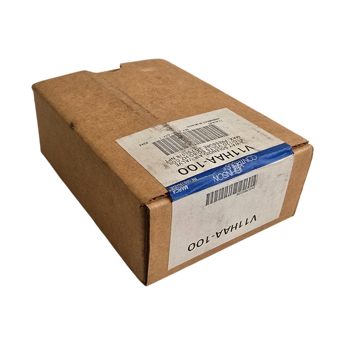 JOHNSON CONTROLS V11HAA-100 3-WAY SOLENOID AIR VALVE 120V/COIL 30PSI 1/8NPT NSMP