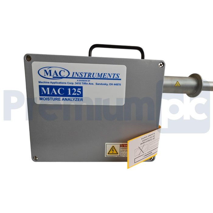 MAC INSTRUMENTS MAC-125 MOISTURE ANALYZER S 0-100% MAC125-100-120V w/CABLES NSNP