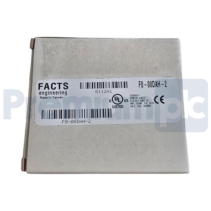 FACTS ENGINEERING F0-08DAH-2 DirectLOGIC DL05/06 ANALOG OUTPUT MODULE 8-CH NSMP
