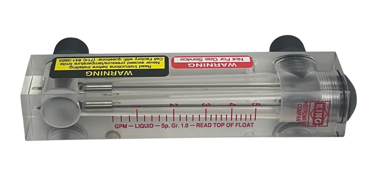 KING INSTRUMENT 7520-3-1-0-3C08 / 75203103C08 K75 SERIES FLOW METER 1-5 NSNP