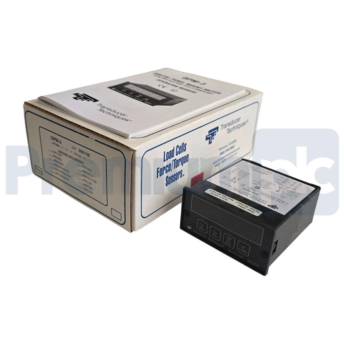 TRANSDUCER TECHNIQUES DPM-3 PLUG & PLAY LOAD CELL DIGITAL PANEL METER DPM3 NSMP