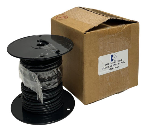 LAKE CABLE TE171202 22AWG 4C STR TC PVC 100FT REEL / SPOOL OEM NSMP