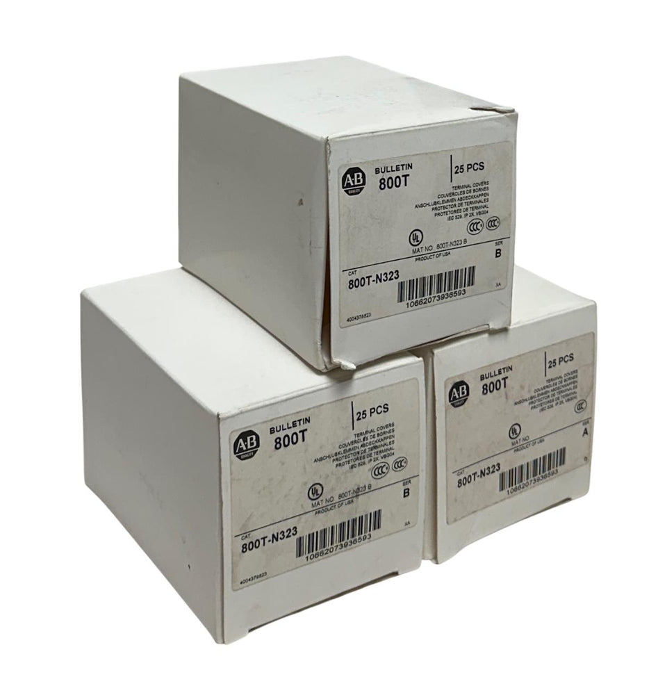 48 ALLEN BRADLEY 800T-N323 /A & B BULLETIN 800T TERMINAL COVERS OEM NSMP