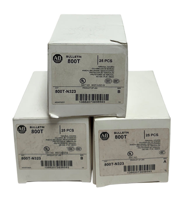 48 ALLEN BRADLEY 800T-N323 /A & B BULLETIN 800T TERMINAL COVERS OEM NSMP