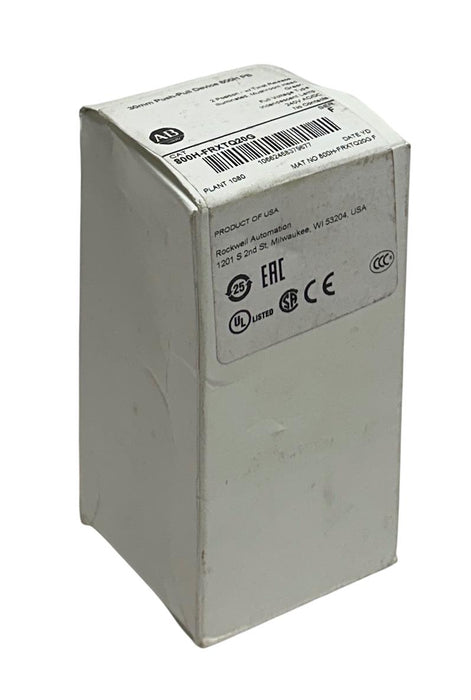 ALLEN BRADLEY 800H-FRXTQ20G /F ILLUMINATED PUSH-PULL DEVICE 30mm GREEN 240V NSMP