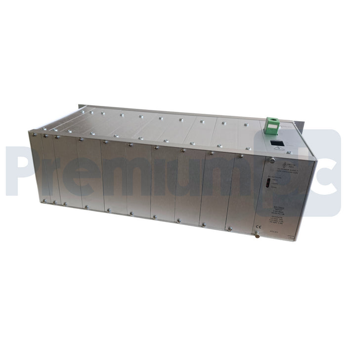 DELTA TAU ACC-R3 UMAC UNIT 18-SLOT RACK/BACKPLANE w/ACC-E1 POWER SUPPLY NSNP