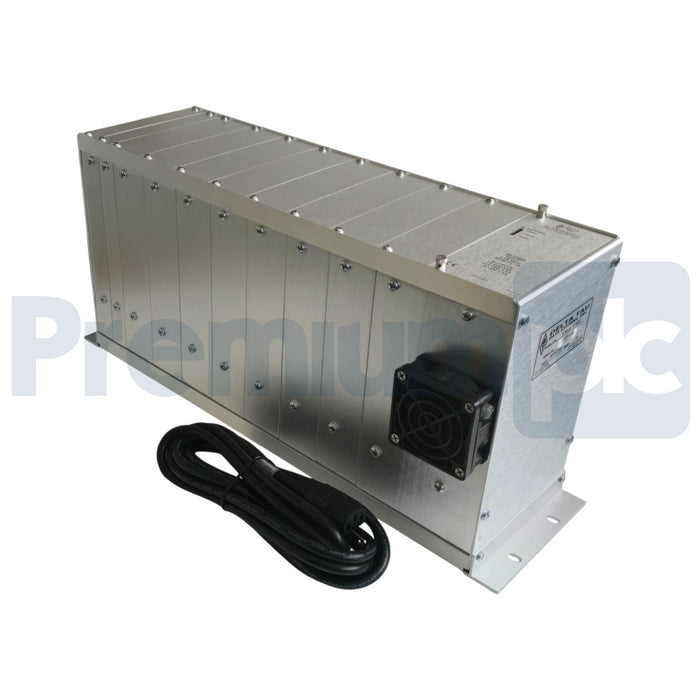 DELTA TAU ACC-R3 UMAC UNIT 18-SLOT RACK/BACKPLANE w/ACC-E1 POWER SUPPLY NSNP