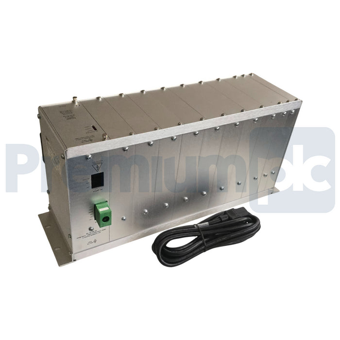 DELTA TAU ACC-R3 UMAC UNIT 18-SLOT RACK/BACKPLANE w/ACC-E1 POWER SUPPLY NSNP