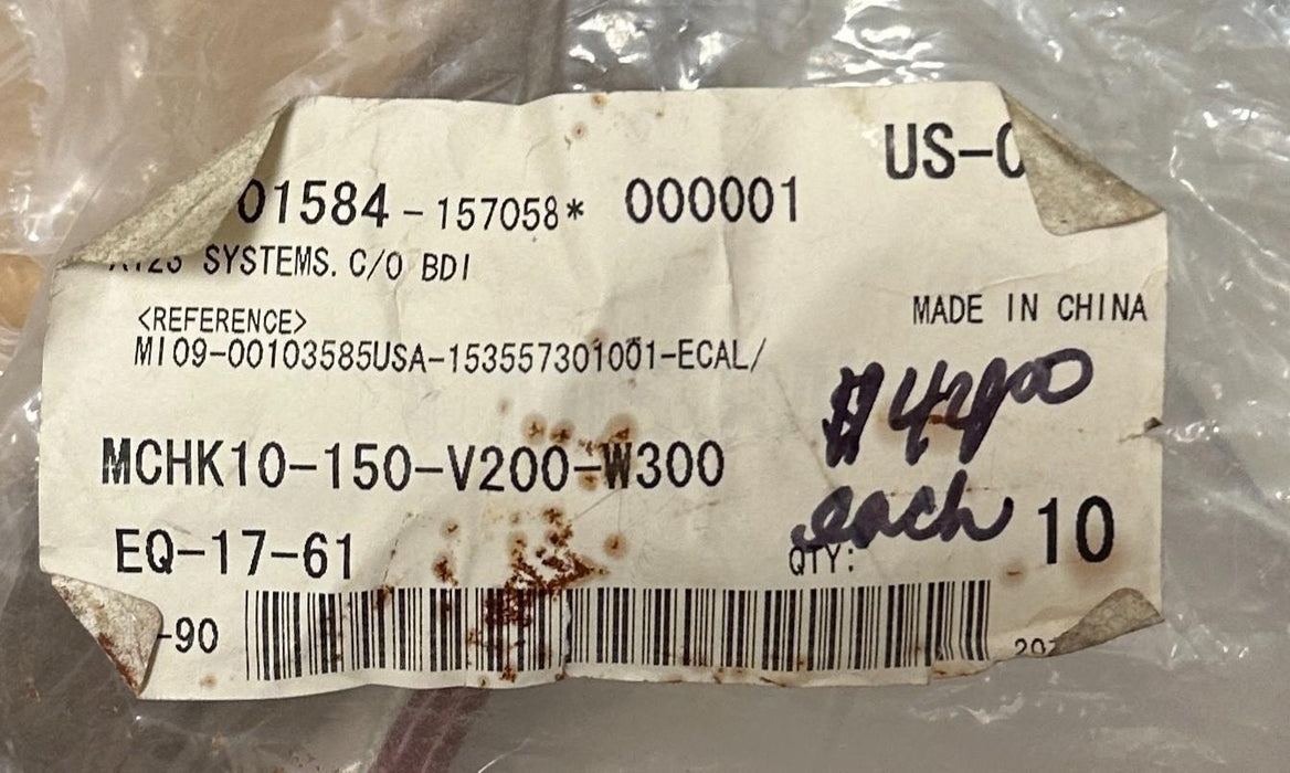 2 MISUMI MCHK10-150-V200-W300 / MCHK10150V200W300 CARTRIDGE HEATERS OEM NSNP