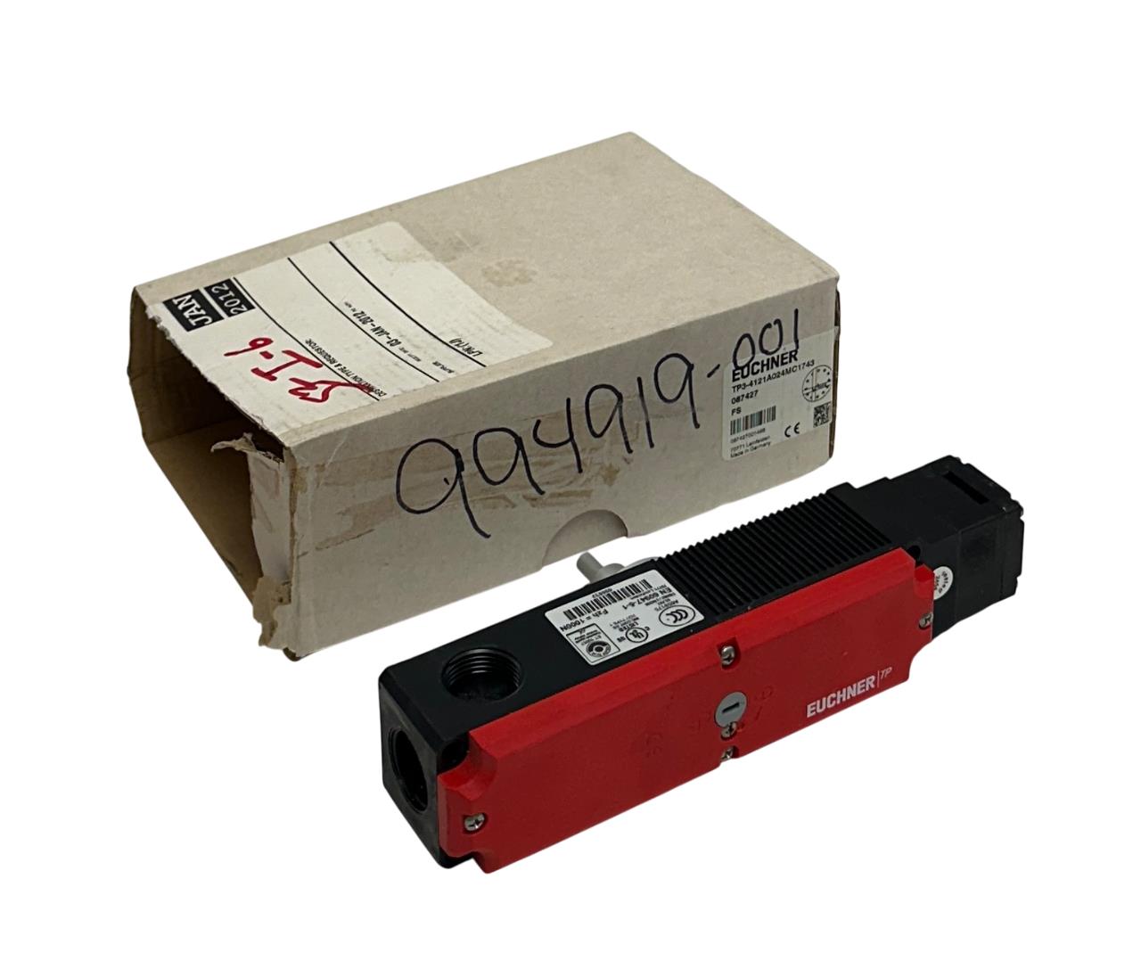 EUCHNER TP3-4121A024MC1743 / 087427 SAFETY INTERLOCK SWITCH 50VAC/24VDC 4A NSMP