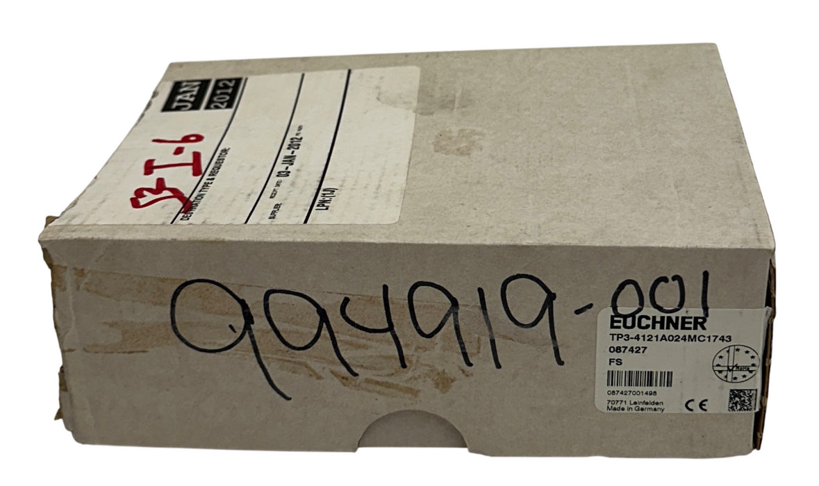 EUCHNER TP3-4121A024MC1743 / 087427 SAFETY INTERLOCK SWITCH 50VAC/24VDC 4A NSMP