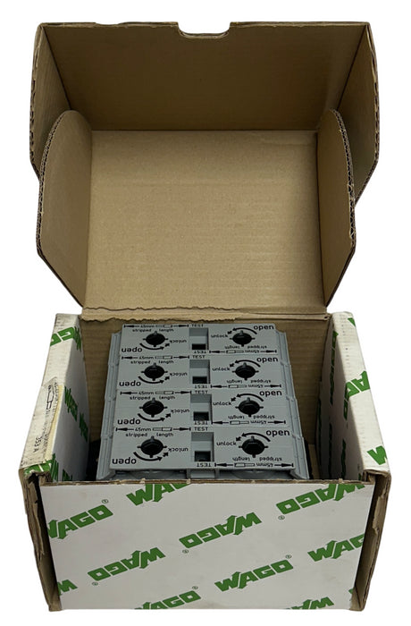 4 WAGO 285-1161 / 60291863 2-CONDUCTOR THROUGH TERMINAL BLOCKS 50-185mm NSMP