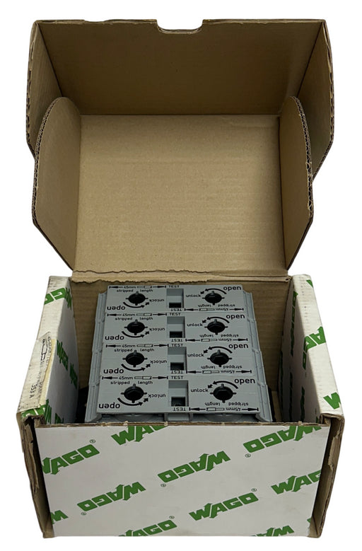 4 WAGO 285-1161 / 60291863 2-CONDUCTOR THROUGH TERMINAL BLOCKS 50-185mm NSMP