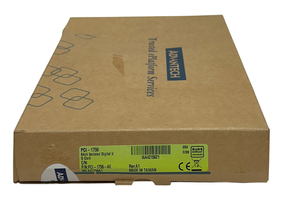 ADVANTECH PCI-1756-AE / PCI-1756 ISOLATED DIGITAL I/O CARD 64-CH Rev. A1 NSMP