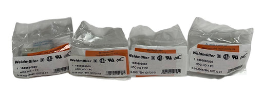 4 WEIDMULLER HDC HD 7 FC / 1650580000 PLUG-IN CONNECTOR INSERTS 250V OEM NSFS