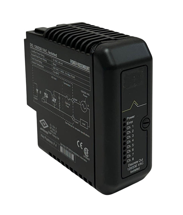 ROSEMOUNT DeltaV KJ3001X1-BH1 / 12P0558X152 DISCRETE OUTPUT MODULE 120/230V USNP