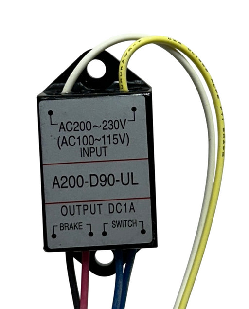 BROTHER NISSEI A200-D90-UL / A200D90UL RECTIFIER FOR BRAKE MOTOR DC OUT 1A NSMP