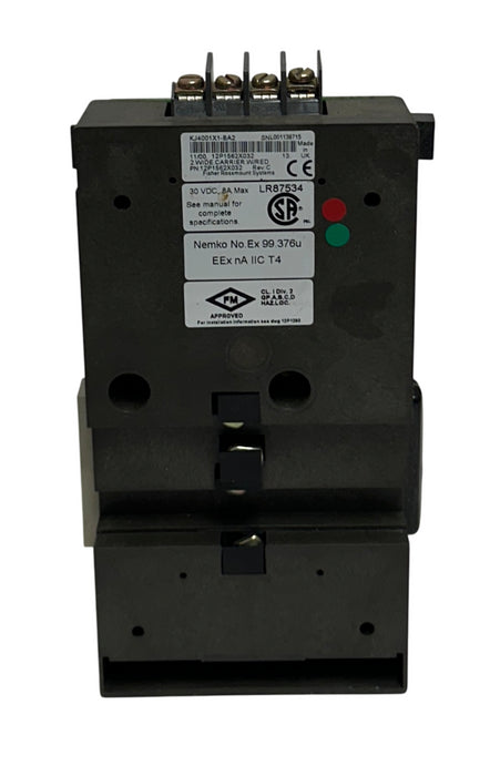 ROSEMOUNT DeltaV KJ4001X1-BA2 / 12P1562X032 2-WIDE CARRIER W/ REDUNDANCY USNP