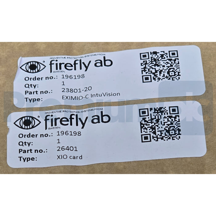 Firefly AB EXIMIO-C IntuVision - 23801-20 CONTROL UNIT w/XIO CARD - 26401 NSMP