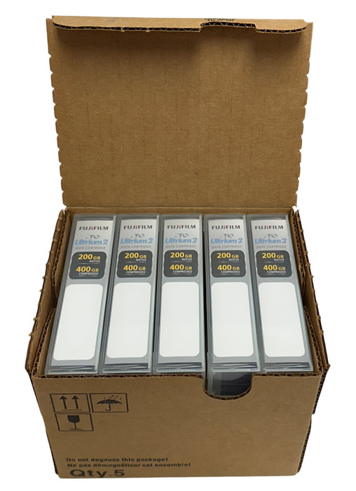 15 FUJIFILM 600003229 LTO Ultrium2 DATA CARTRIDGES 200/400GB OEM NSFS