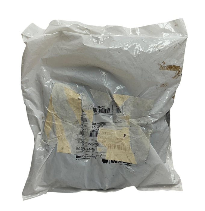 MOLEX WOODHEAD BG20879-M100 / 1200659421 CABLE D8 CORDSET SINGLE-ENDED NSFS