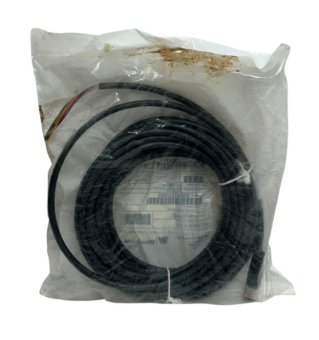 MOLEX WOODHEAD BG20879-M100 / 1200659421 CABLE D8 CORDSET SINGLE-ENDED NSFS