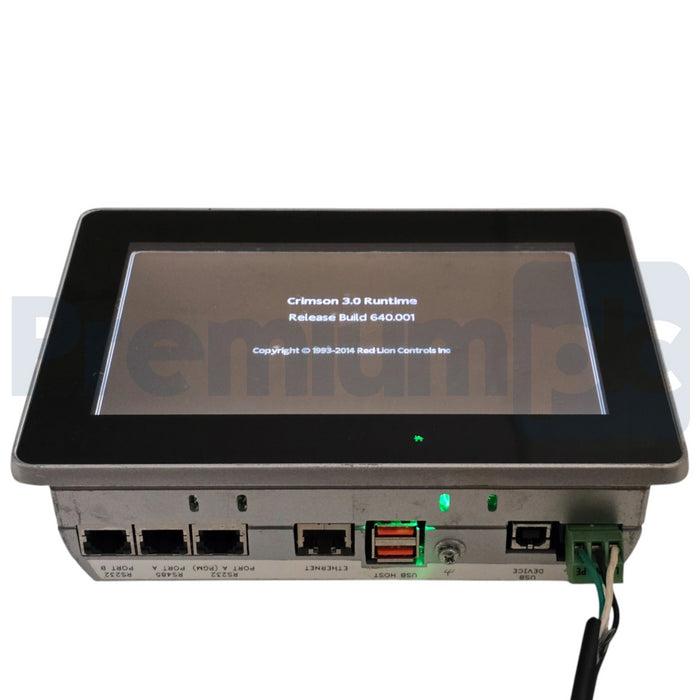 RED LION G07 G07S0000 GRAPHITE RUGGED OUTDOOR 7" HMI TOUCH PANEL 24VDC IP66 USPI