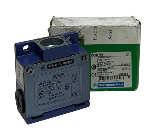 TELEMECANIQUE ZCKM1 / XCKM LIMIT SWITCH BODY 240VAC 3A OEM NSMP