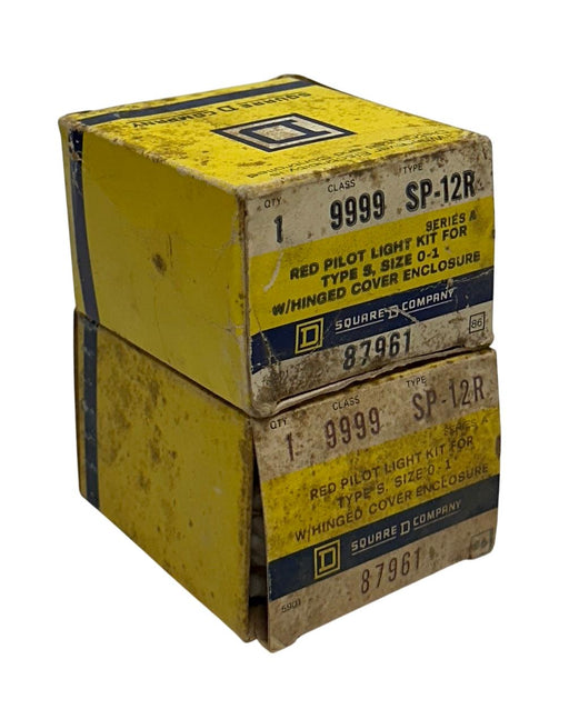 2 SQUARE D CLASS 9999 SP-12R / SP12R RED PILOT LIGHT KITS FOR TYPE S OEM NSMP