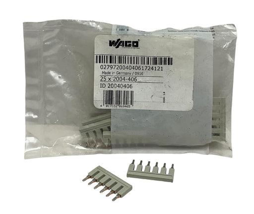 18 WAGO 2004-406 / 2004406 TOPJOB S 6-WAY SIDE JUMPERS PUSH-IN SERIES 204 NSMP