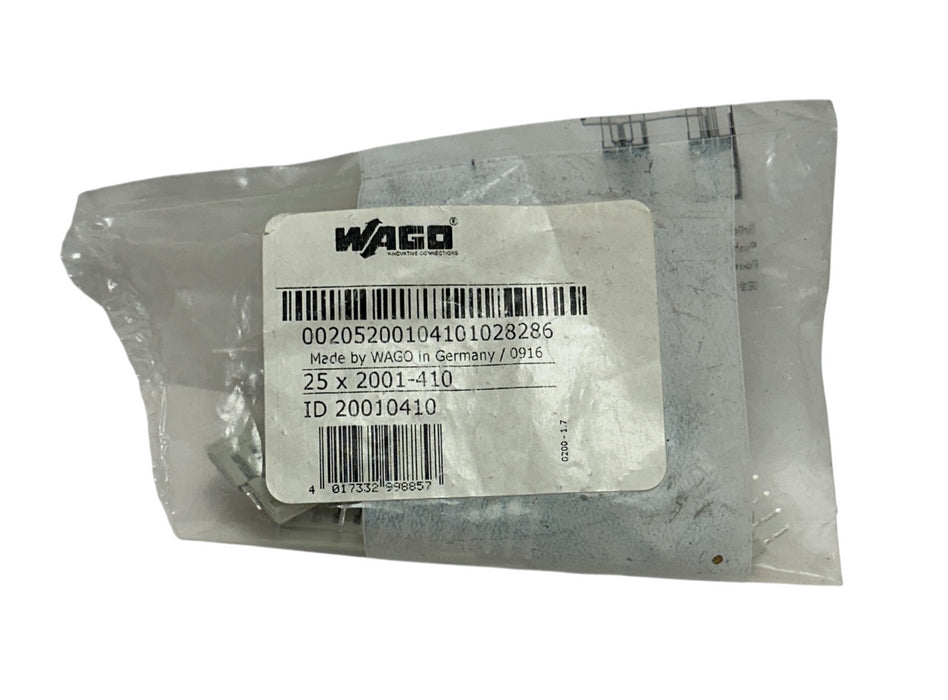 21 WAGO 2001-410 / 2001410 TOPJOB S 10-WAY SIDE JUMPERS PUSH-IN SERIES 2001 NSMP