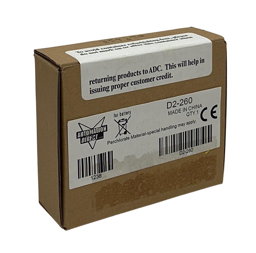 AUTOMATIONDIRECT D2-260 / D2260 DirectLOGIC CPU MODULE DL260 15.8K WORDS NSFS