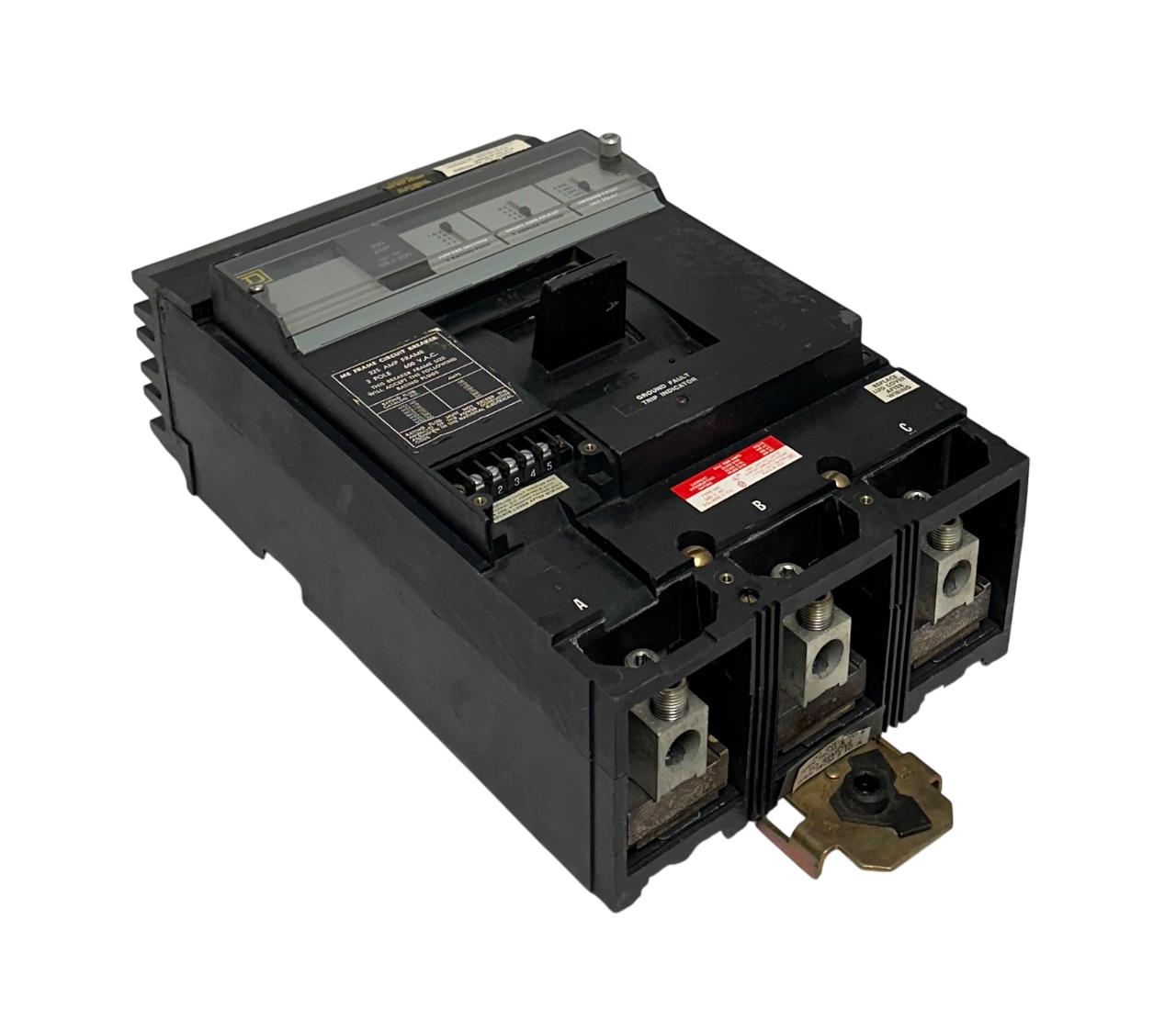 SQUARE D ME236G ME FRAME CIRCUIT BREAKER 225A FRAME 600VAC ME2-200 PLUG USNP